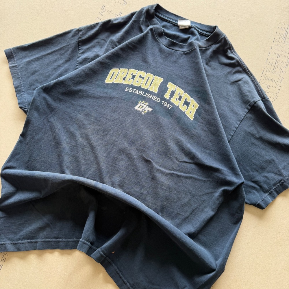 Y2K Sun Faded CI Sport Oregon Tech T-shirt